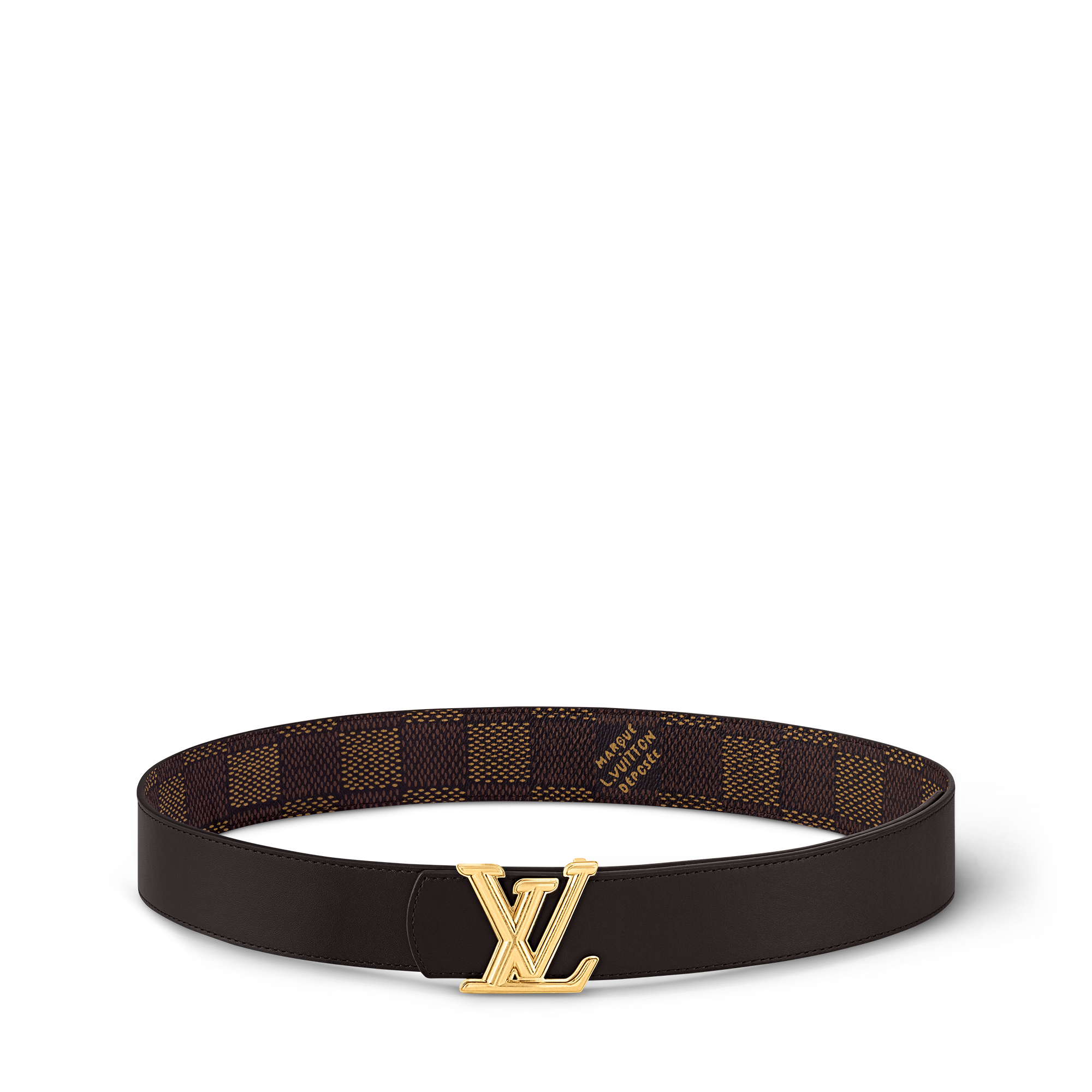 ベルト・LV ディメンション 40MM リバーシブル ダミエ・グラフィット